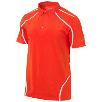 Columbia Muške Polo Majice - Cut Away Narančaste | OPFB-67589